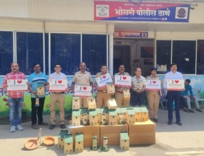 Pimpri-Chinchwad Police Lead Conservation Efforts with Nest Boxes and Feeders